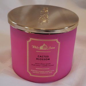 Bath & Body Works 3-Wick Cactus Blossom Candle NEW